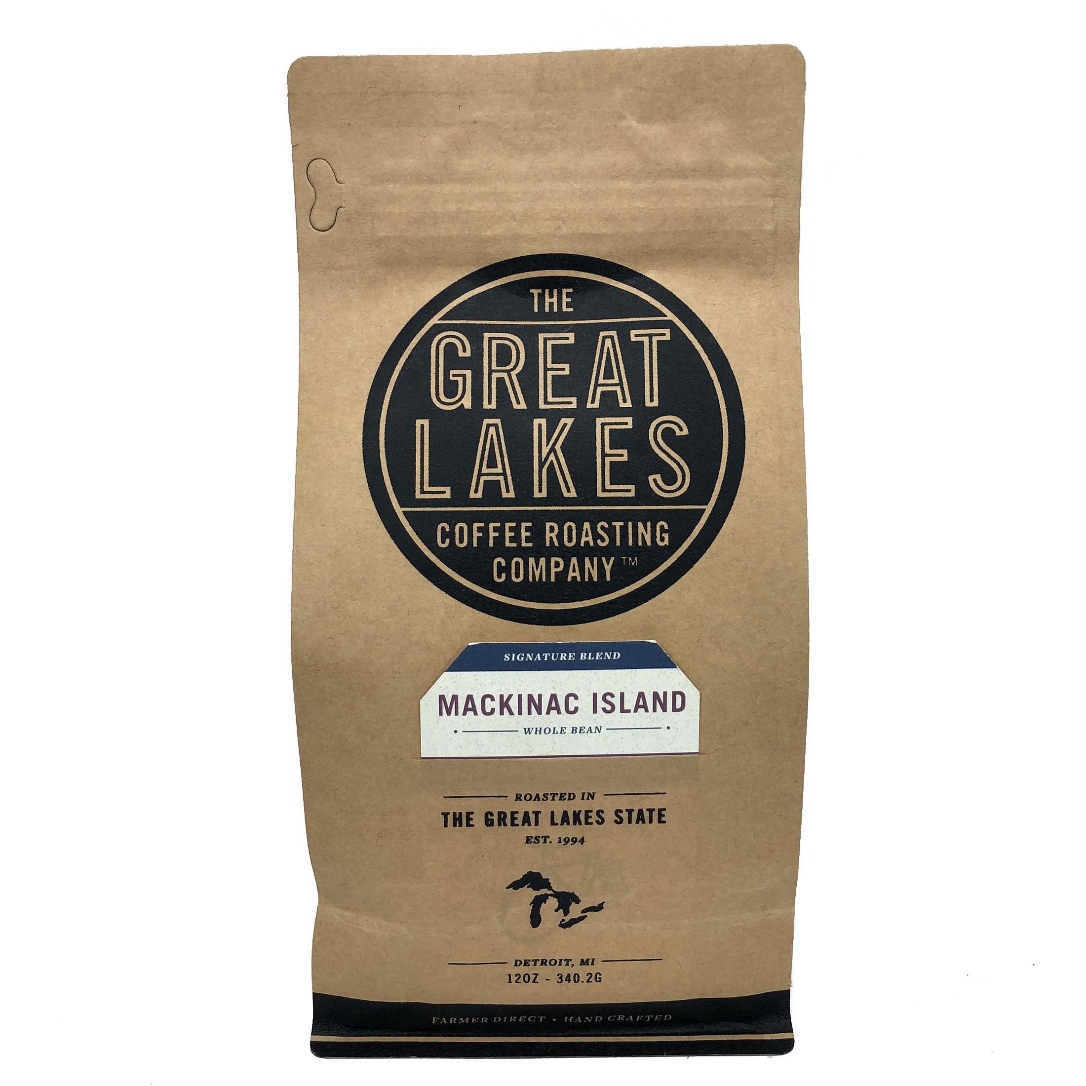 The Great Lakes Coffee Roasting Coffee Wb Mackinac Blend 12 oz