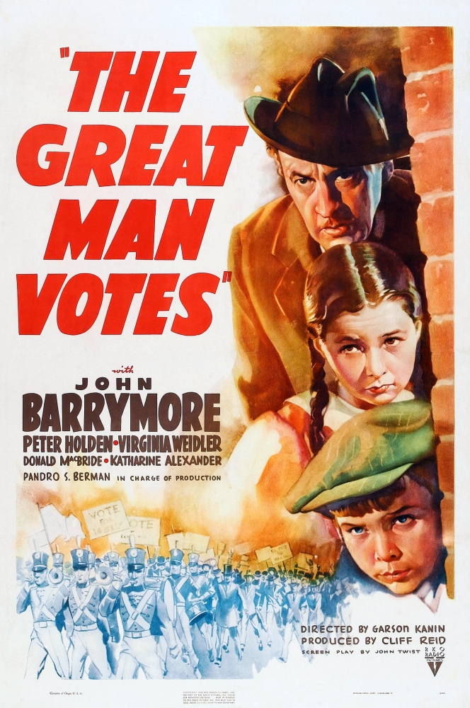 The Great Man Votes U Canvas Art - (11 x 17)