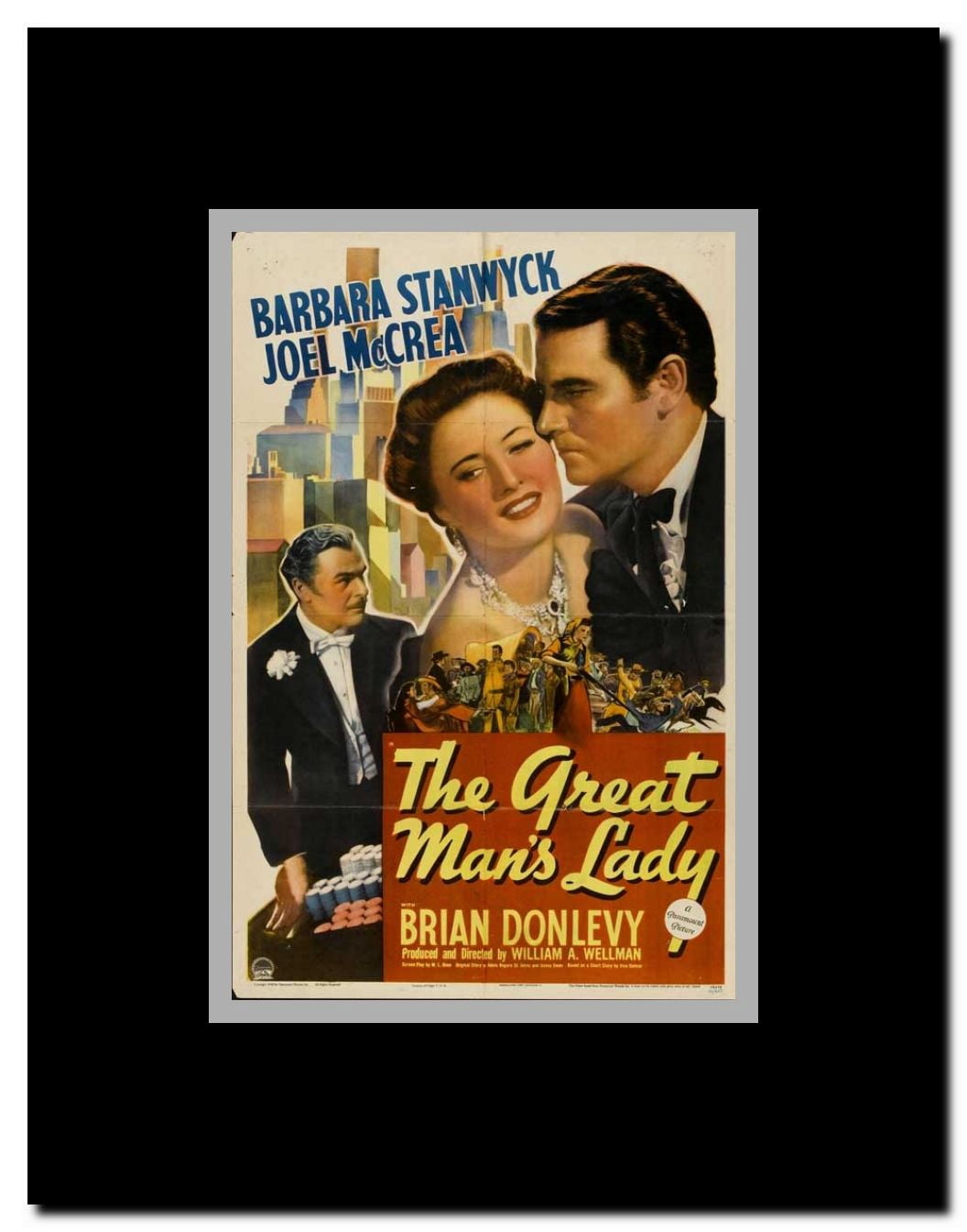 The Great Man's Lady Framed Movie Poster