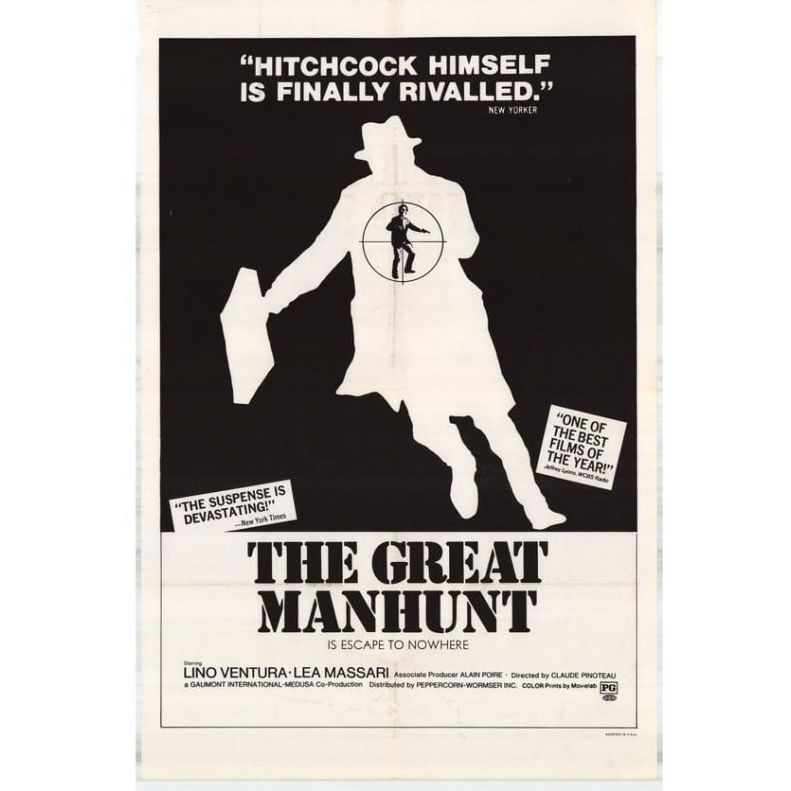 The Great Manhunt Movie Poster Print (27 x 40) - Walmart.com