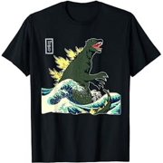 SYMNBLH The Great Monster Off Kanagawa Golden Wave #TeamGodzilla T-Shirt