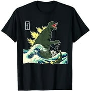 SYMNBLH The Great Monster Off Kanagawa Golden Wave #TeamGodzilla T-Shirt