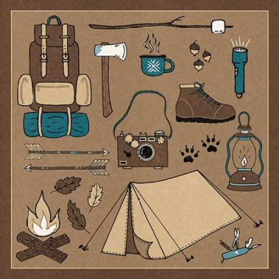 The Great Outdoors V Canvas Art - Laura Marshall (24 x 24)