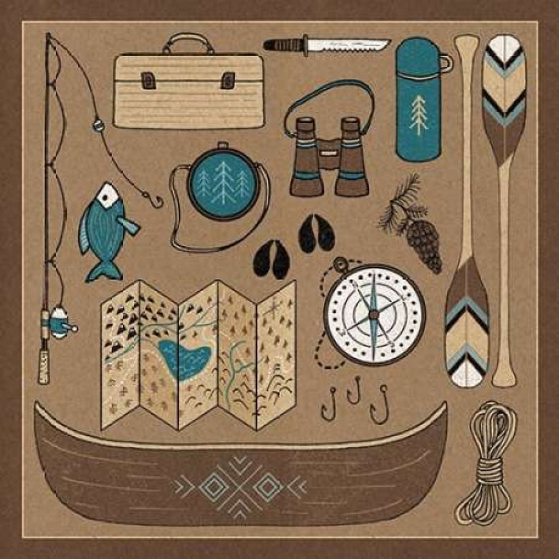 The Great Outdoors VI Canvas Art - Laura Marshall (24 x 24)