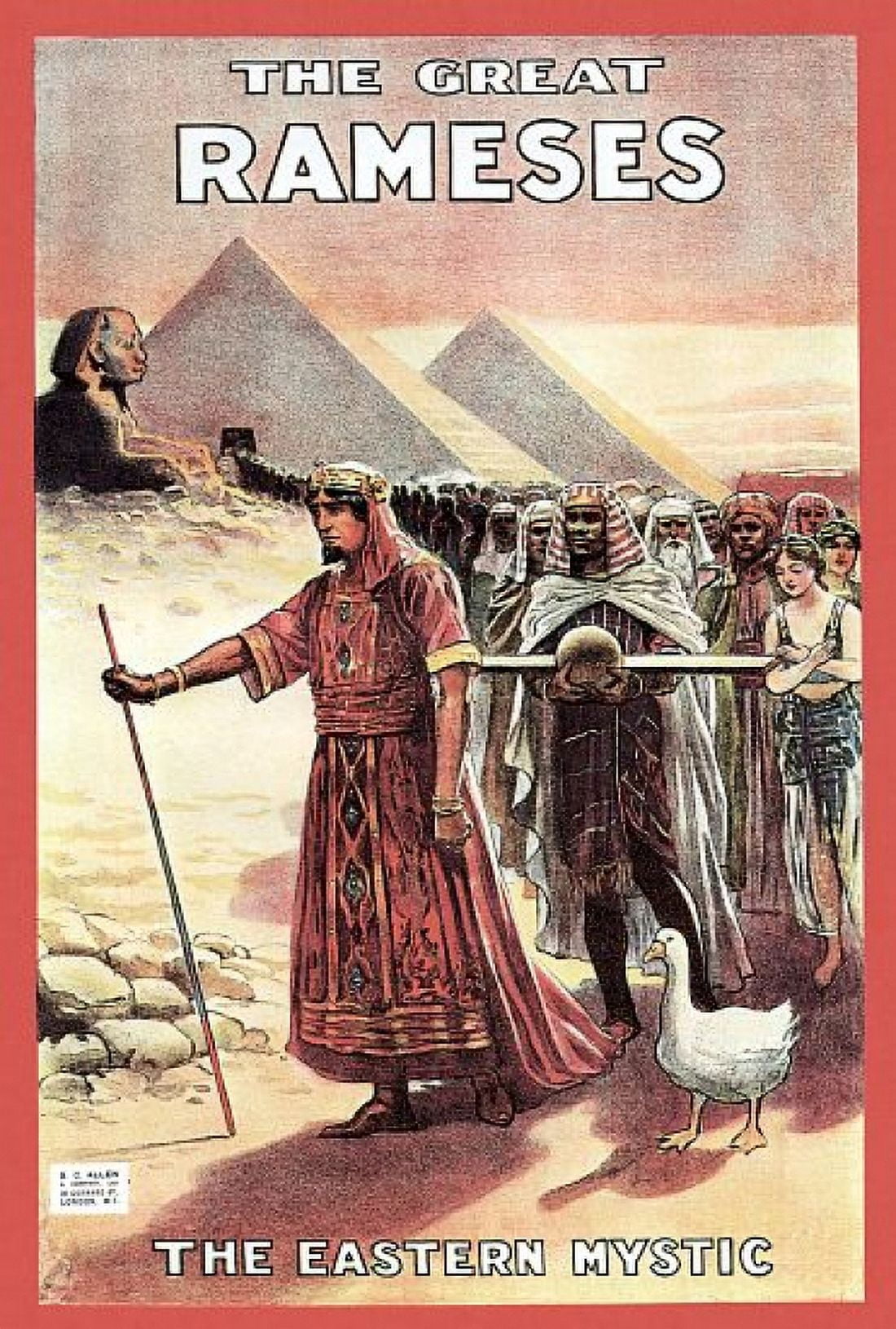 The Great Rameses Eastern Mystic Magic Canvas Art - (36 x 54)