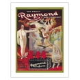 thumbnail image 1 of The Great Raymond and Company - The Weird Witches Cabinet - Vintage Magic Poster c.1908 - Bamboo Fine Art 290gsm Paper (Unframed) 17x22in, 1 of 4