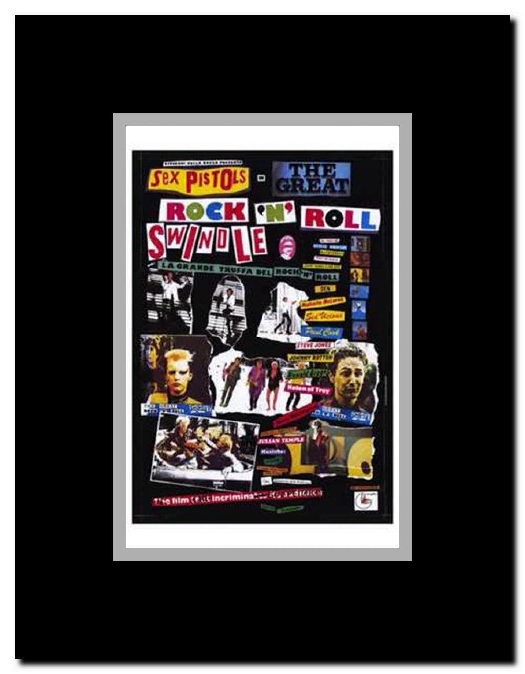 The Great Rock 'N' Roll Swindle Framed Movie Poster