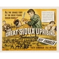 thumbnail image 1 of The Great Sioux Uprising Jeff Chandler 1953 Movie Poster Masterprint (14 x 11), 1 of 2