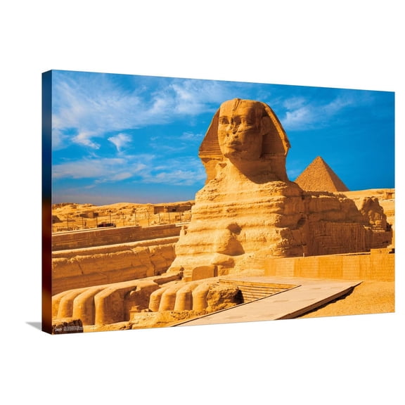 The Great Sphinx Of Giza Canvas Wall Poster, 22.375" x 34"