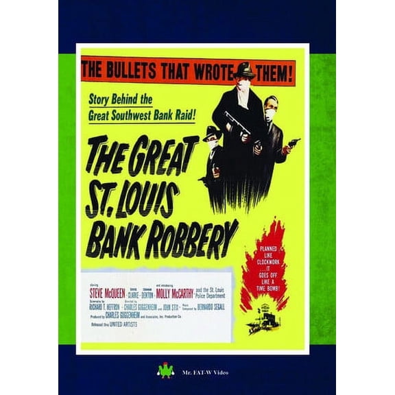 The Great St. Louis Bank Robbery (DVD), Mr Fat - w Video, Action & Adventure