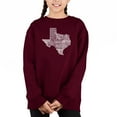 thumbnail image 1 of The Great State Of Texas - Girl's Word Art Crewneck Sweatshirt, 1 of 3