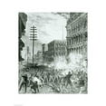 thumbnail image 1 of The Great Strike - The Sixth Maryland Regiment Fighting Its Way Through Baltimore Poster Print - 24 x 36 in. - Large, 1 of 1