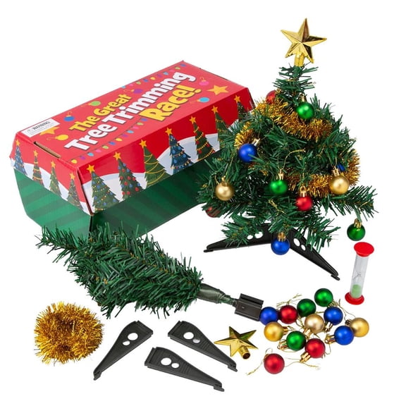 The Great Tree Trimming Race Holiday Game for 2 Players - 30 pc
