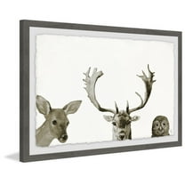 The Great Trio Framed Painting Art Print, 18.00" x 1.50"