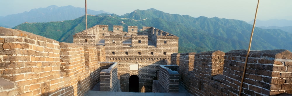 The Great Wall at Mutianyu in Beijing in Hebei Province Peoples Republic of China Canvas Art - Panoramic Images (36 x 12)