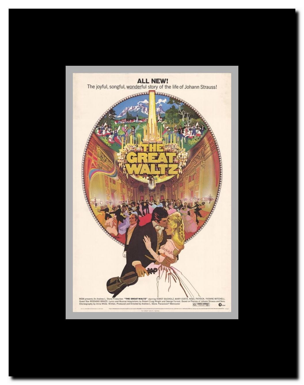 The Great Waltz Framed Movie Poster