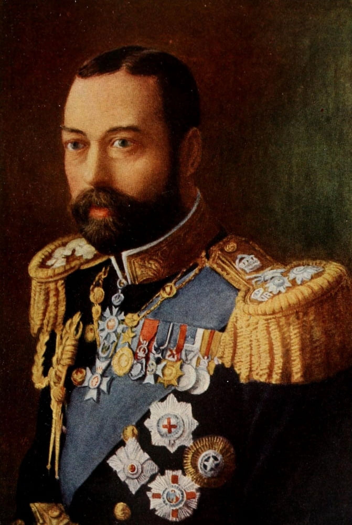 The Great War 1917 George V King of Great Britain Canvas Art - Unknown (18 x 24)