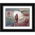 thumbnail image 1 of The Great Water Lily of America - Opening Flower 2x Matted 24x20 Black Ornate Framed Art Print by Sharp, William, 1 of 2