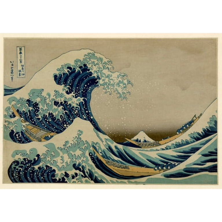 The great wave off Kanagawa by Hokusai poster