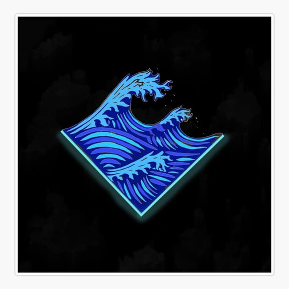 The Great Wave OfKanagawa Sticker