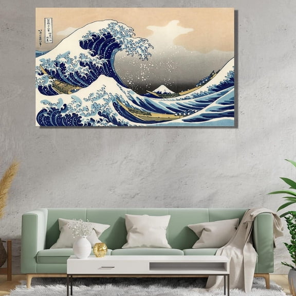 The Great Wave Off Kanagawa Poster The Legend Of Zelda Windwaker Poster Wall Art Zelda Wall Art Breath Of The Wild Zelda Lover Wall Art