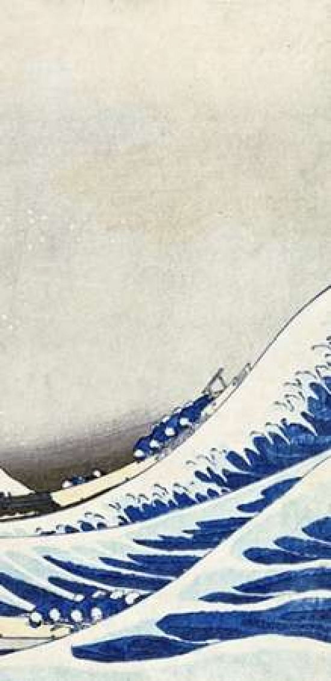 The Great Wave of Kanagawa - right Canvas Art - Hokusai (24 x 48)