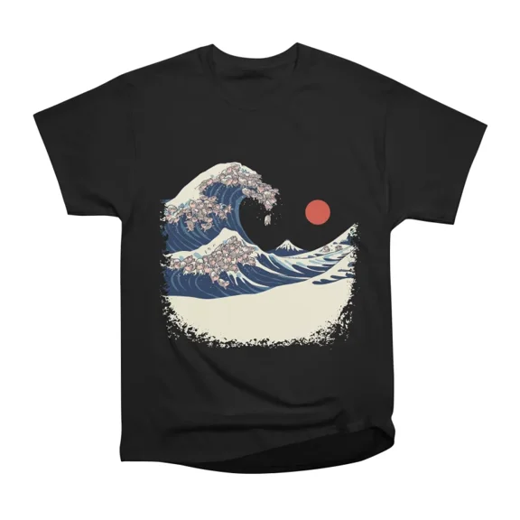 The Great Wave of Moo Deng T-Shirt Tee Gift For Him Merch For Her Apparel For Friend