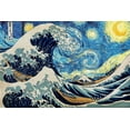 thumbnail image 1 of The Great Wave off Kanagawa- CANVAS OR PRINT WALL ART, 1 of 1