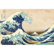 Image Conscious PDXH1102DSMALL The Great Wave Off Kanagawa Poster Print by Katsushika Hokusai, 12 x 18 - Small