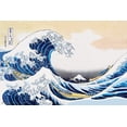 thumbnail image 1 of The Great Wave off Kanagawa by Hokusai Poster 36" x 24", 1 of 2
