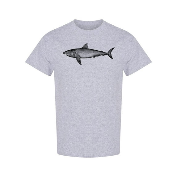 The Great White Shark Design T-Shirt Men -Image by Shutterstock, Male Large