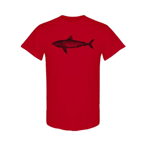 The Great White Shark Design T-Shirt Men -Image by Shutterstock, Male Large