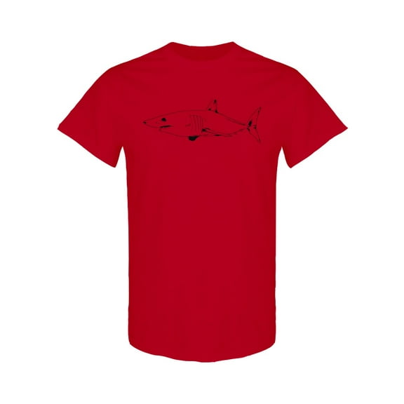 The Great White Shark T-Shirt Men -Image by Shutterstock, Male Medium