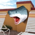 thumbnail image 1 of The Great White Shark Wall Mount Trophy Sculpture, 1 of 1
