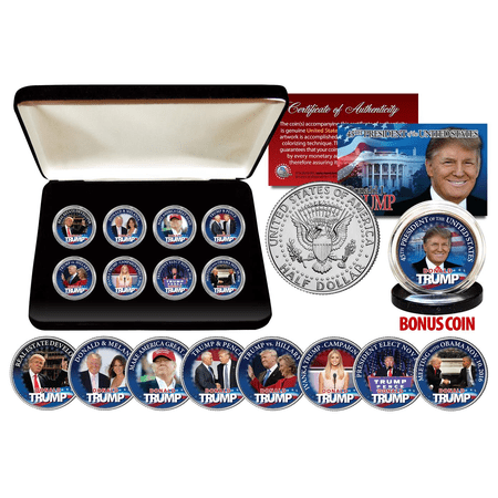 The Greatest DONALD TRUMP 45th President US Coin Set Ever Assembled * MUST SEE *