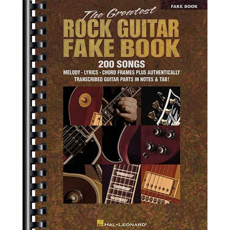 Hal Leonard - Rock Guitar Fake Book Sheet Music - Multi