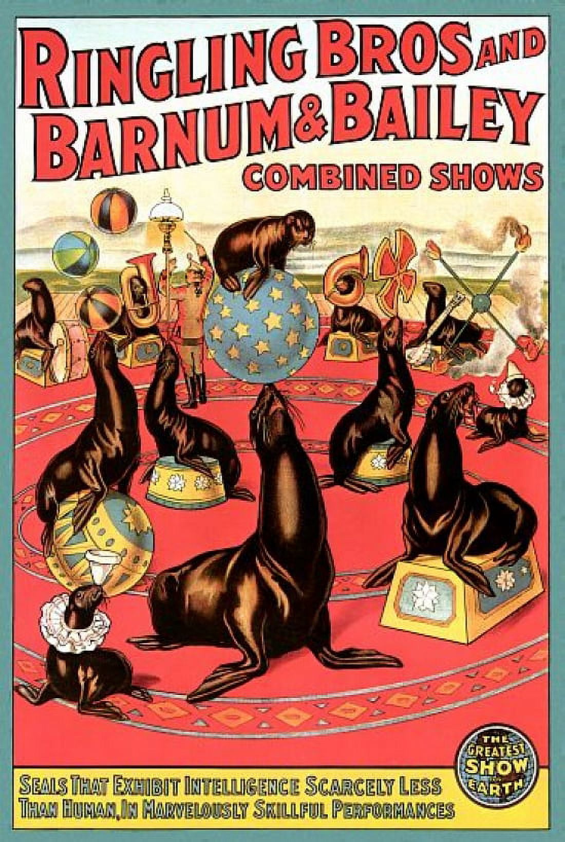 The Greatest Show On Earth Circus Canvas Art - (18 x 24)