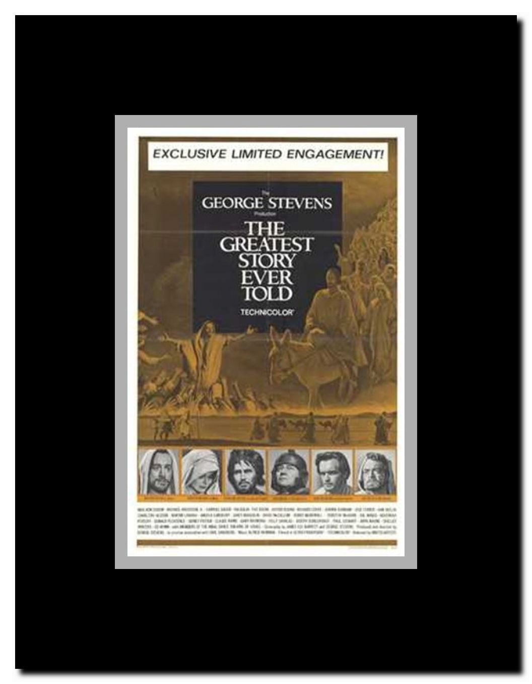 The Greatest Story Ever Told Framed Movie Poster
