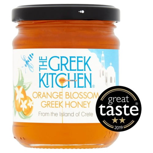 The Greek Kitchen Orange Blossom Greek Honey 250g, British Import (Pack of 2)