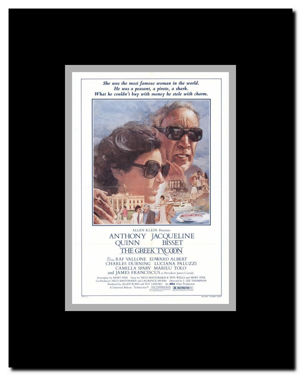 The Greek Tycoon Framed Movie Poster