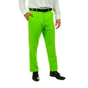 The Green Gauchos - Shinesty Lime Green Suit Pants  Waist 31
