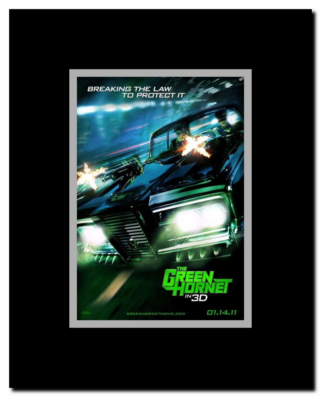 The Green Hornet Framed Movie Poster
