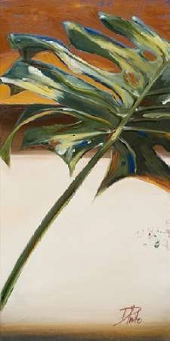 The Green Leaf I Canvas Art - Patricia Pinto (10 x 20)