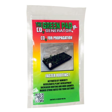 The Green Pad GP6010 Jr Carbon Dioxide Generator for Propagating, 10 Pads