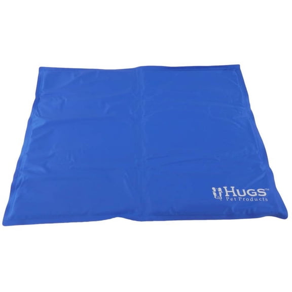 Hugs Pet Products Chillz Pad Comfort Cooling Gel Pet Pad, Blue, Medium (19.5" x 15.7")