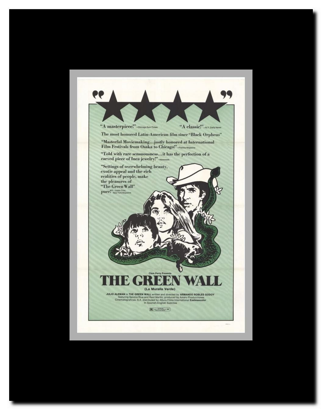 The Green Wall Framed Movie Poster