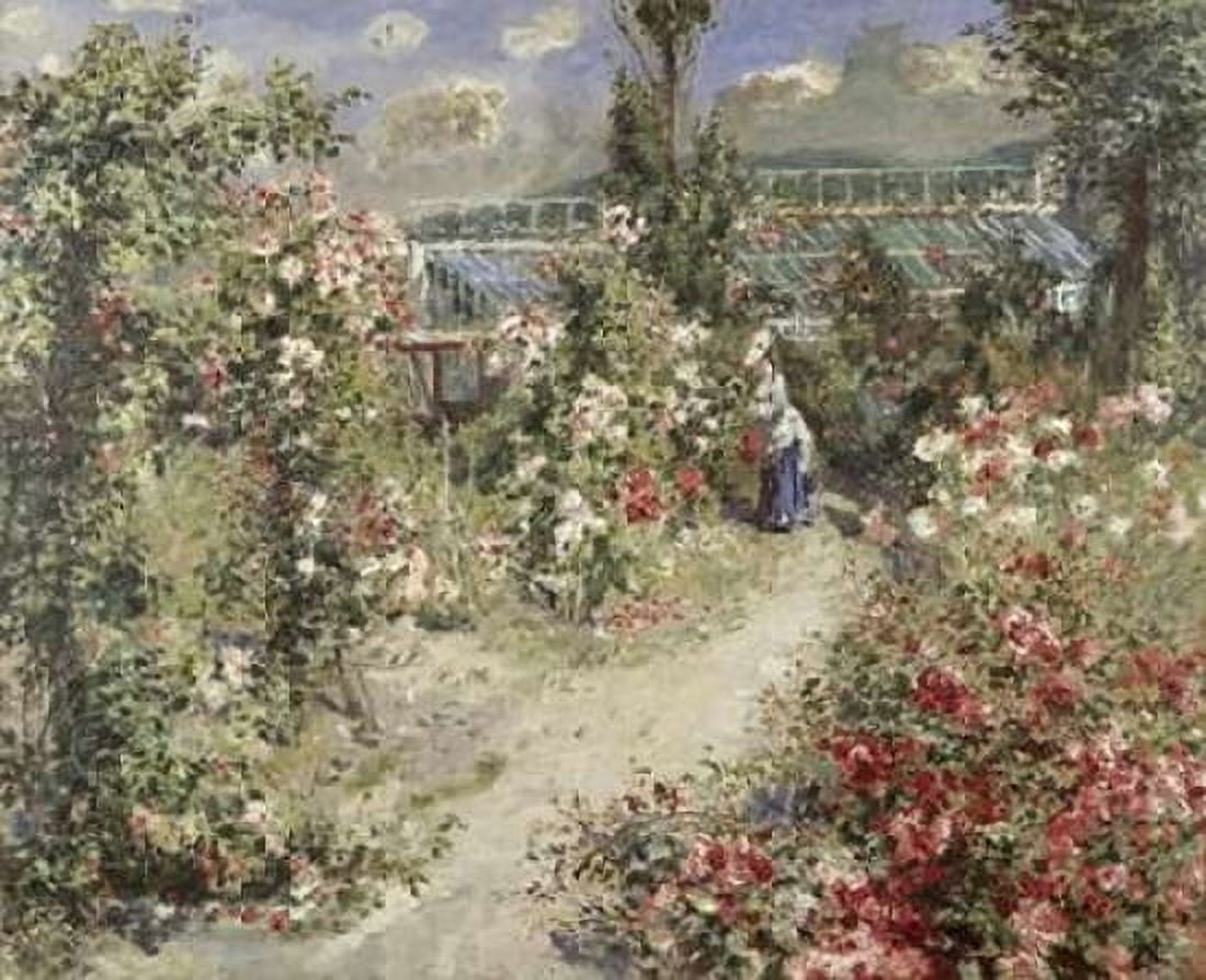 The Greenhouse Canvas Art - Pierre-Auguste Renoir (24 x 30)