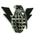 thumbnail image 1 of The Grenade Belt Buckle LIGHTNING BOLT GOTHIC Tattoo US Army Soldier Device Explosive, 1 of 1
