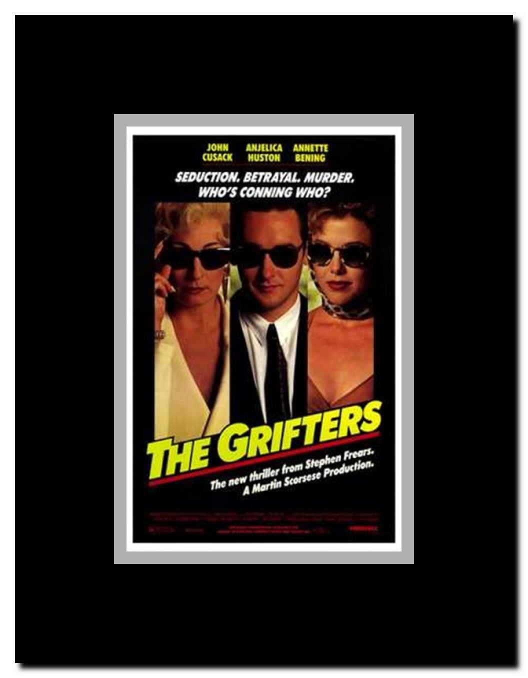 The Grifters Framed Movie Poster