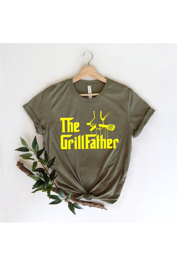 The Grill Father T-Shirt, BBQ Dad Shirt, Father’s Day Grill Shirt, Best Dad Ever Gift for Dads